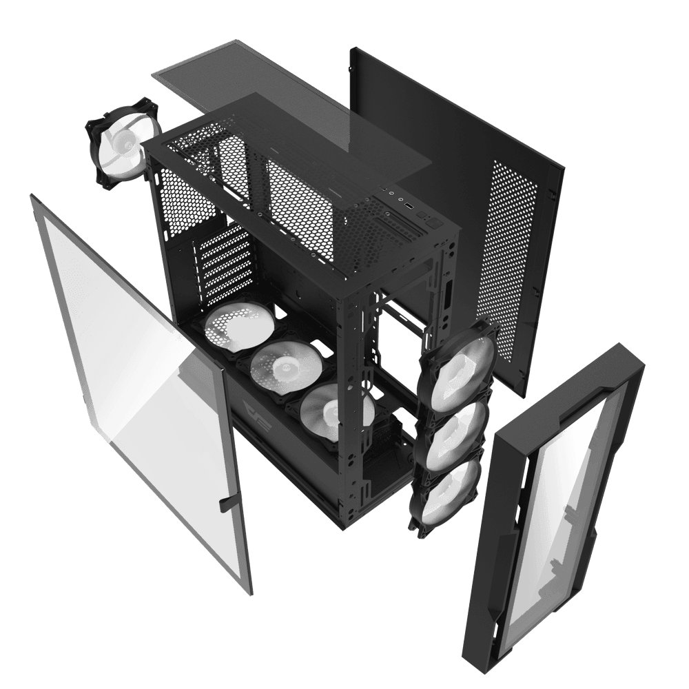 DK431 Glass E-ATX PC Case