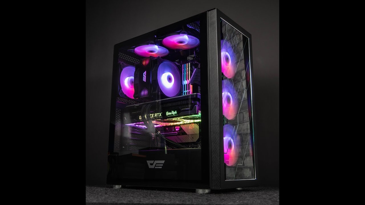 DK210 Case Building Demo (Darkair Plus, CX6 Fans installation)