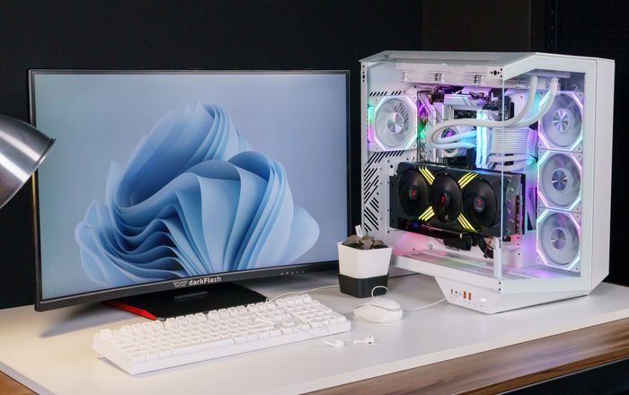 darkFlash Redefines PC Case Design with Enhanced Top-Mounted Water Cooling in DY470