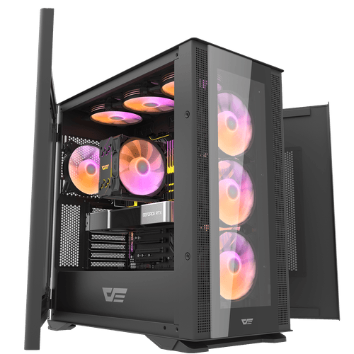 DLX200 GLASS EATX PC Case