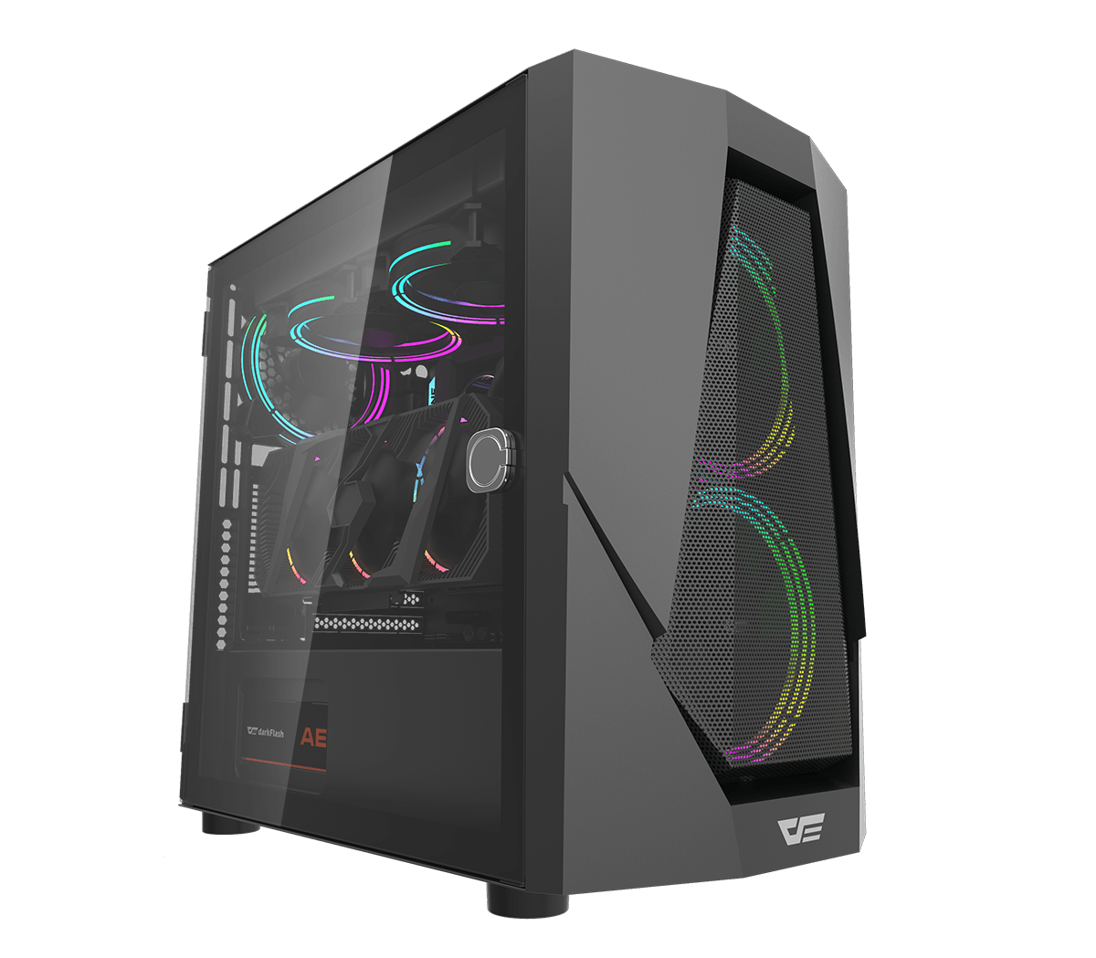 DLM24 MATX PC Case Black