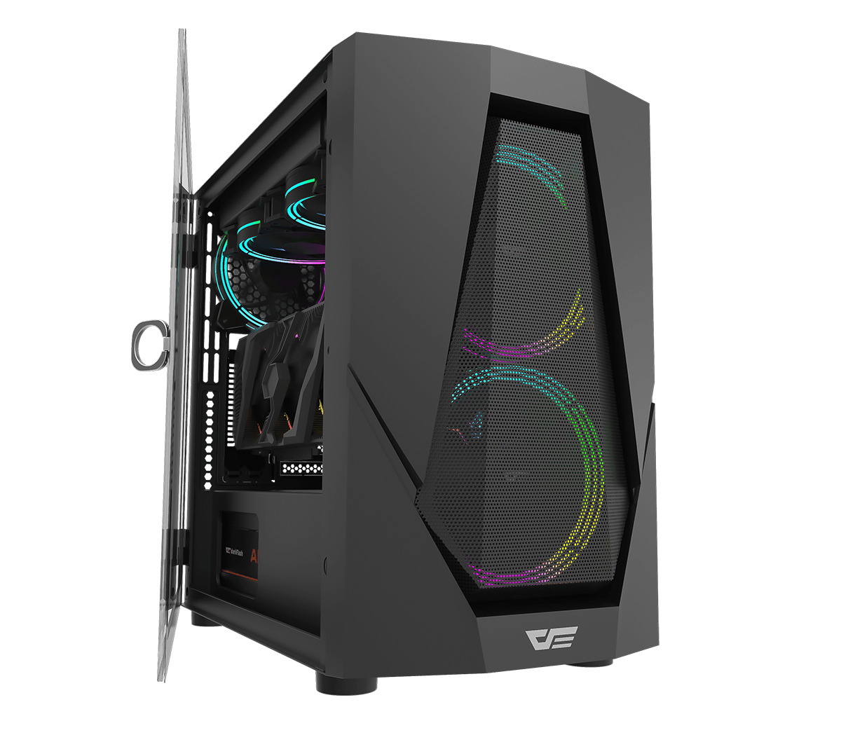 DLM24 MATX PC Case Black