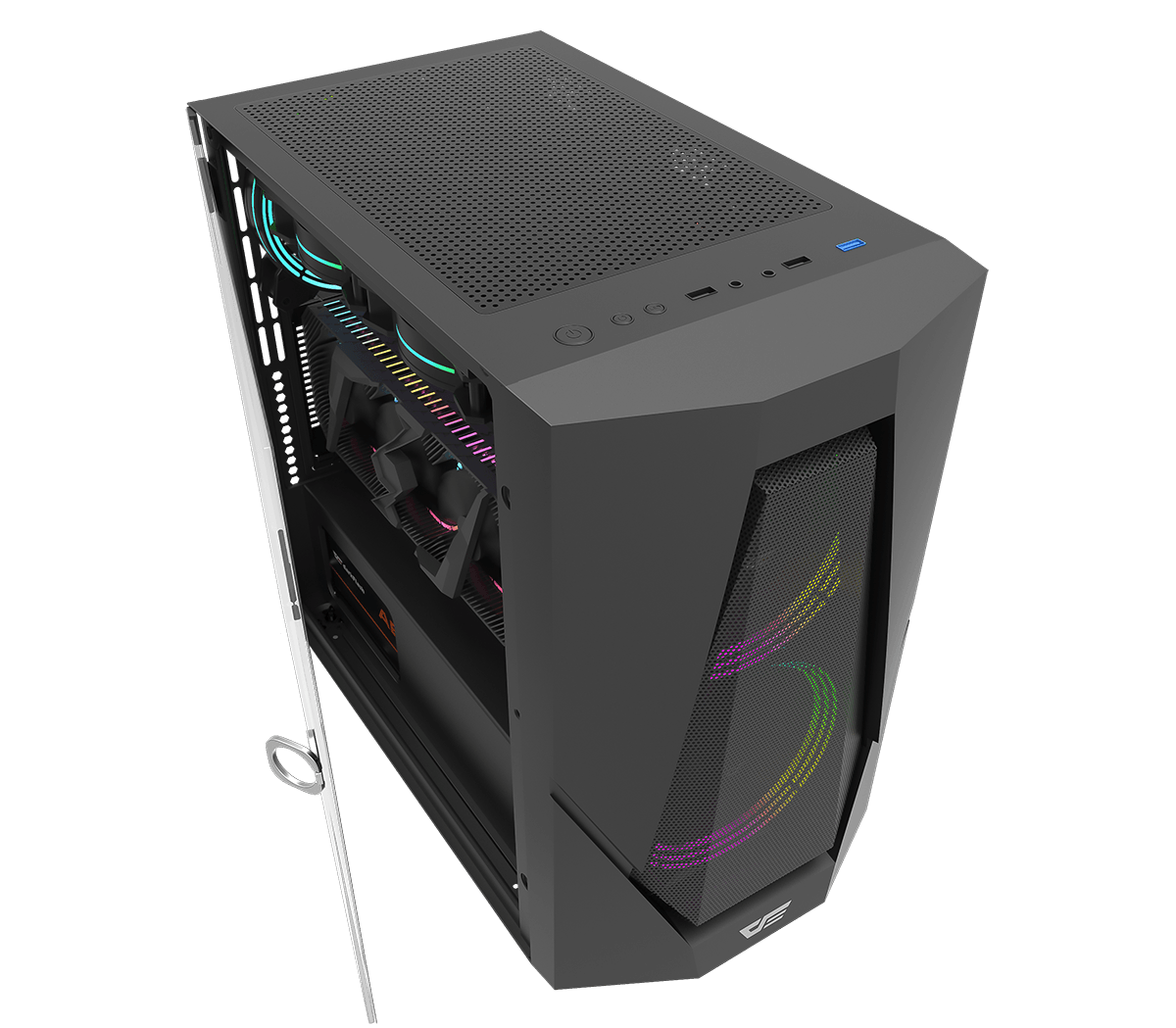 DLM24 MATX PC Case Black