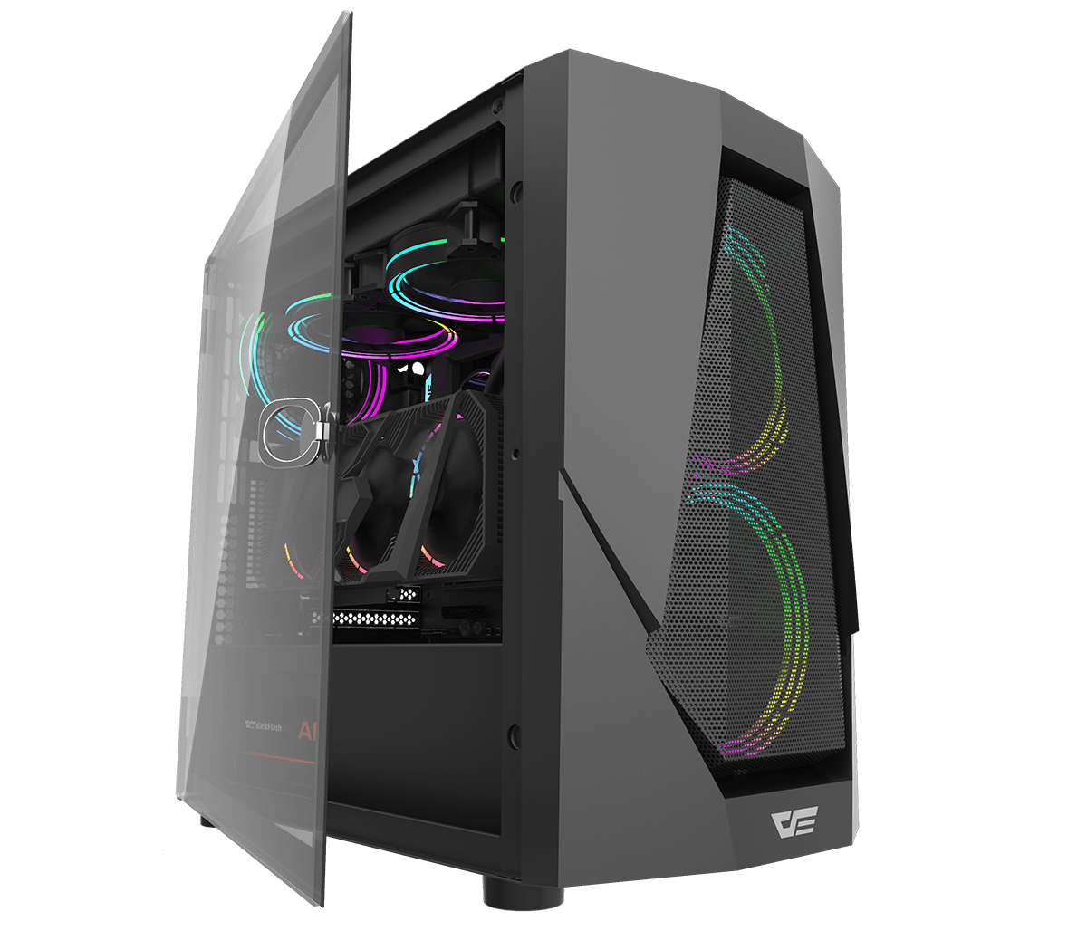 DLM24 MATX PC Case Black