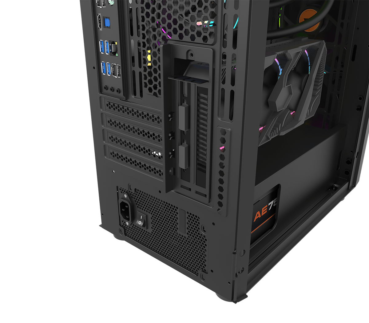 DLM24 MATX PC Case Black