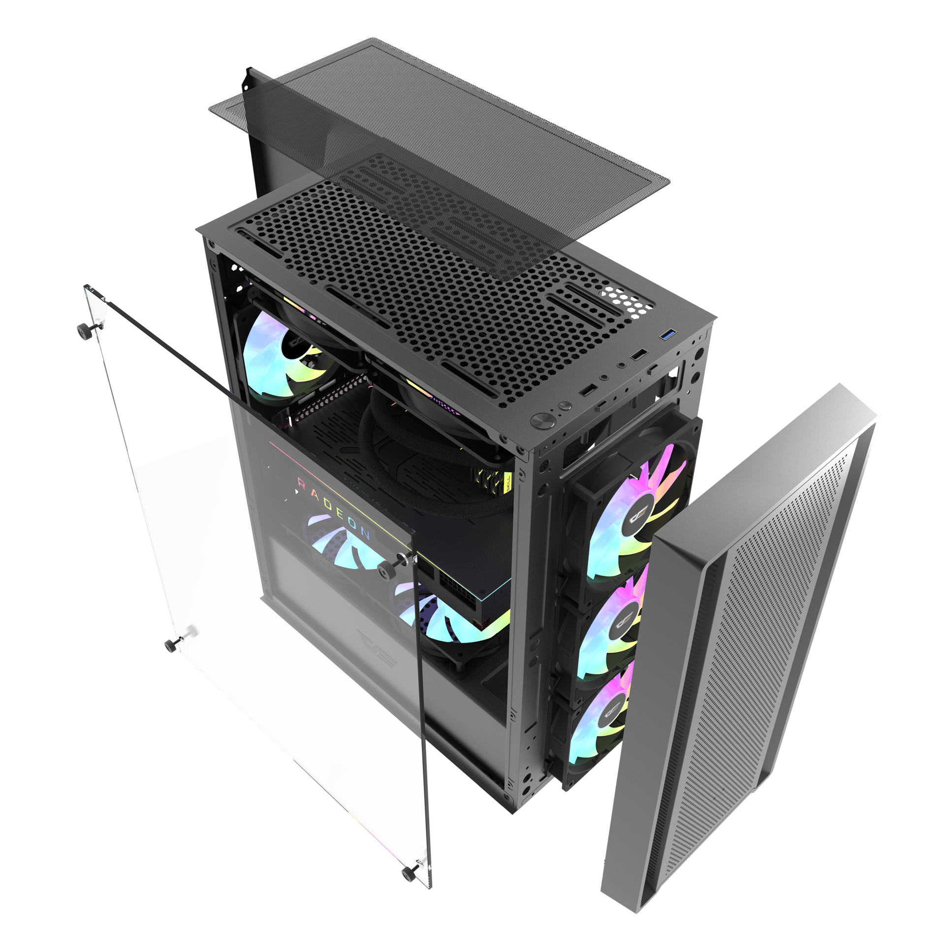 DK353 Mini M-ATX PC Case