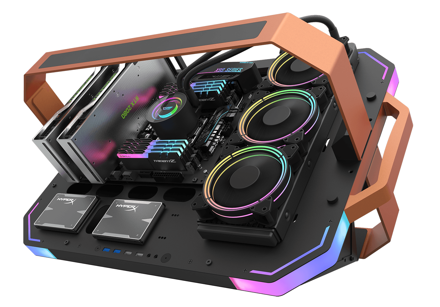 Blade-X Open Frame Luxury Gaming Case