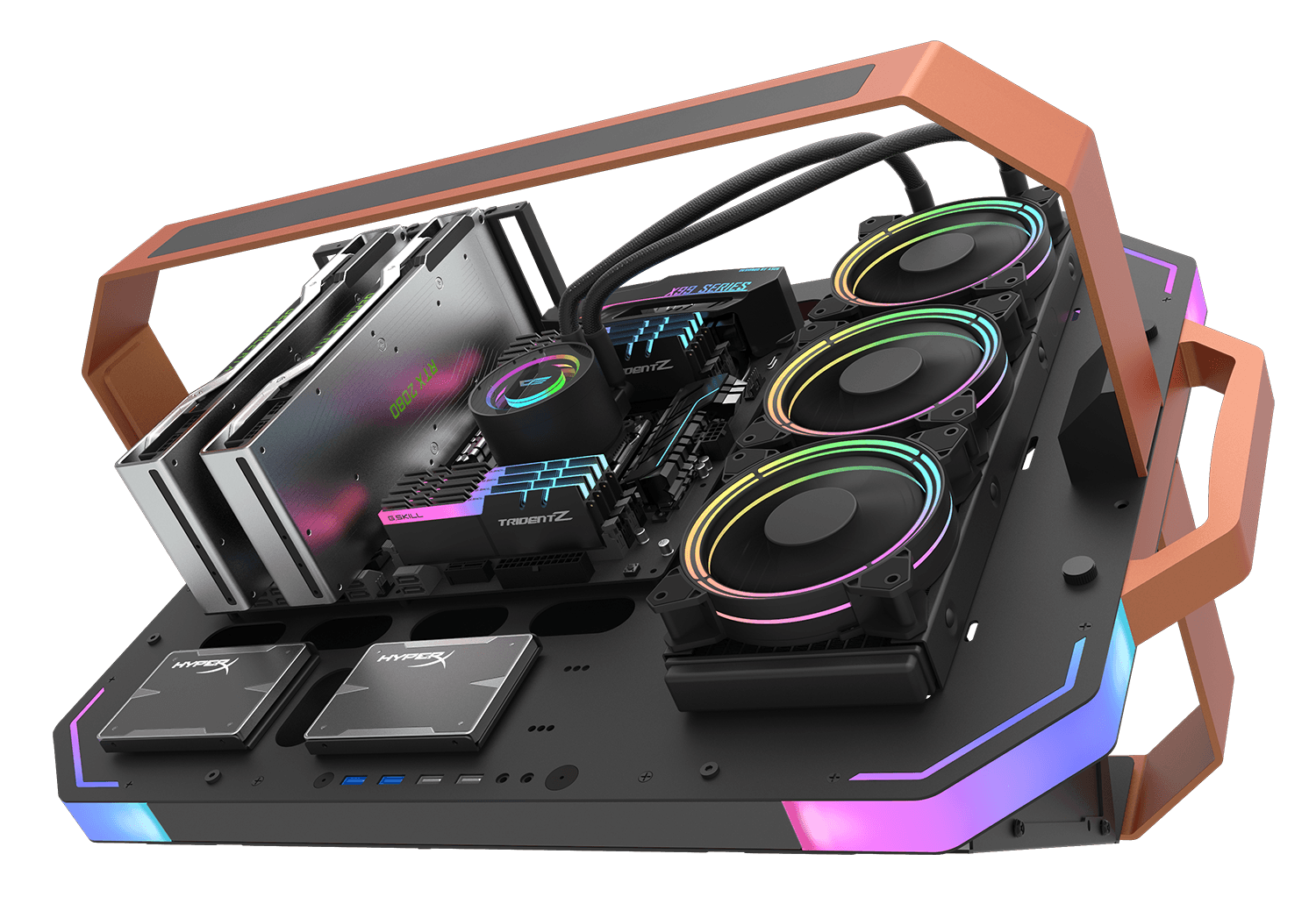 Blade-X Open Frame Luxury Gaming Case