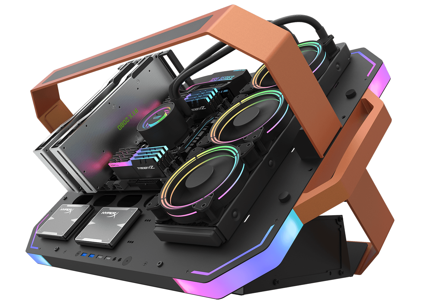 Blade-X Open Frame Luxury Gaming Case