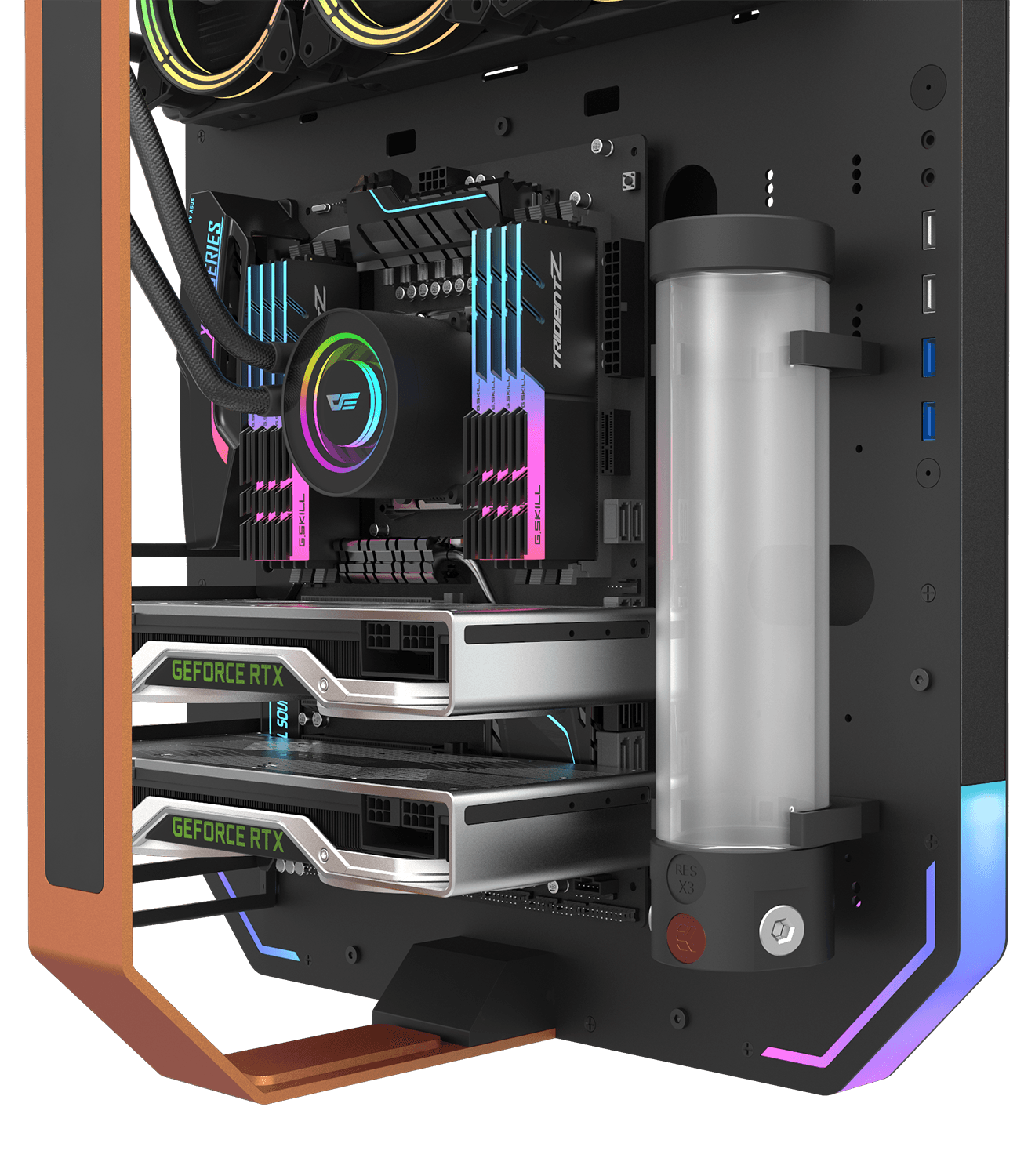 Blade-X Open Frame Luxury Gaming Case