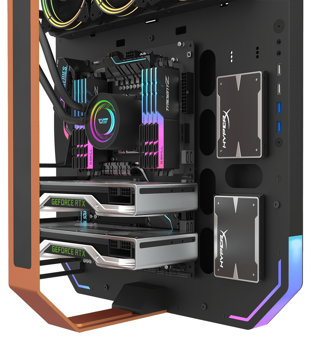 Blade-X Open Frame Luxury Gaming Case