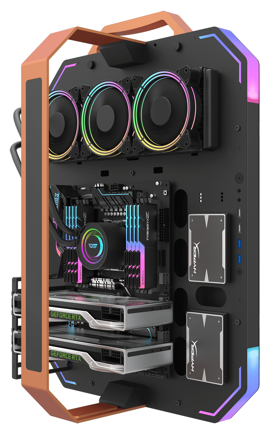 Blade-X Open Frame Luxury Gaming Case