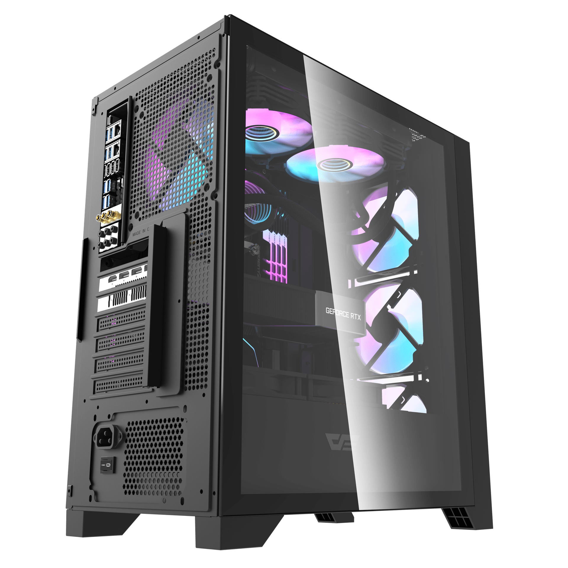 DRX70 Glass ATX PC Case