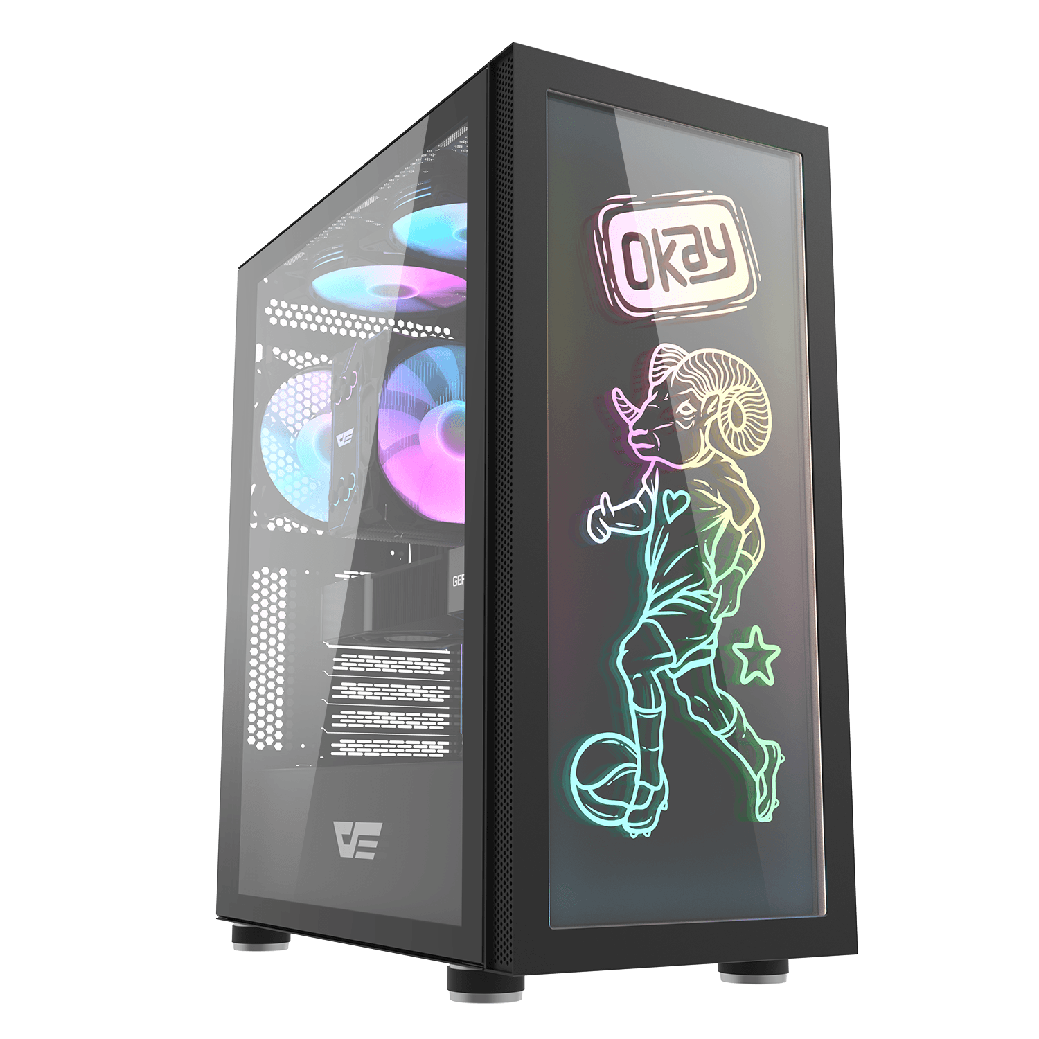 DK210 Graffiti ATX PC Case