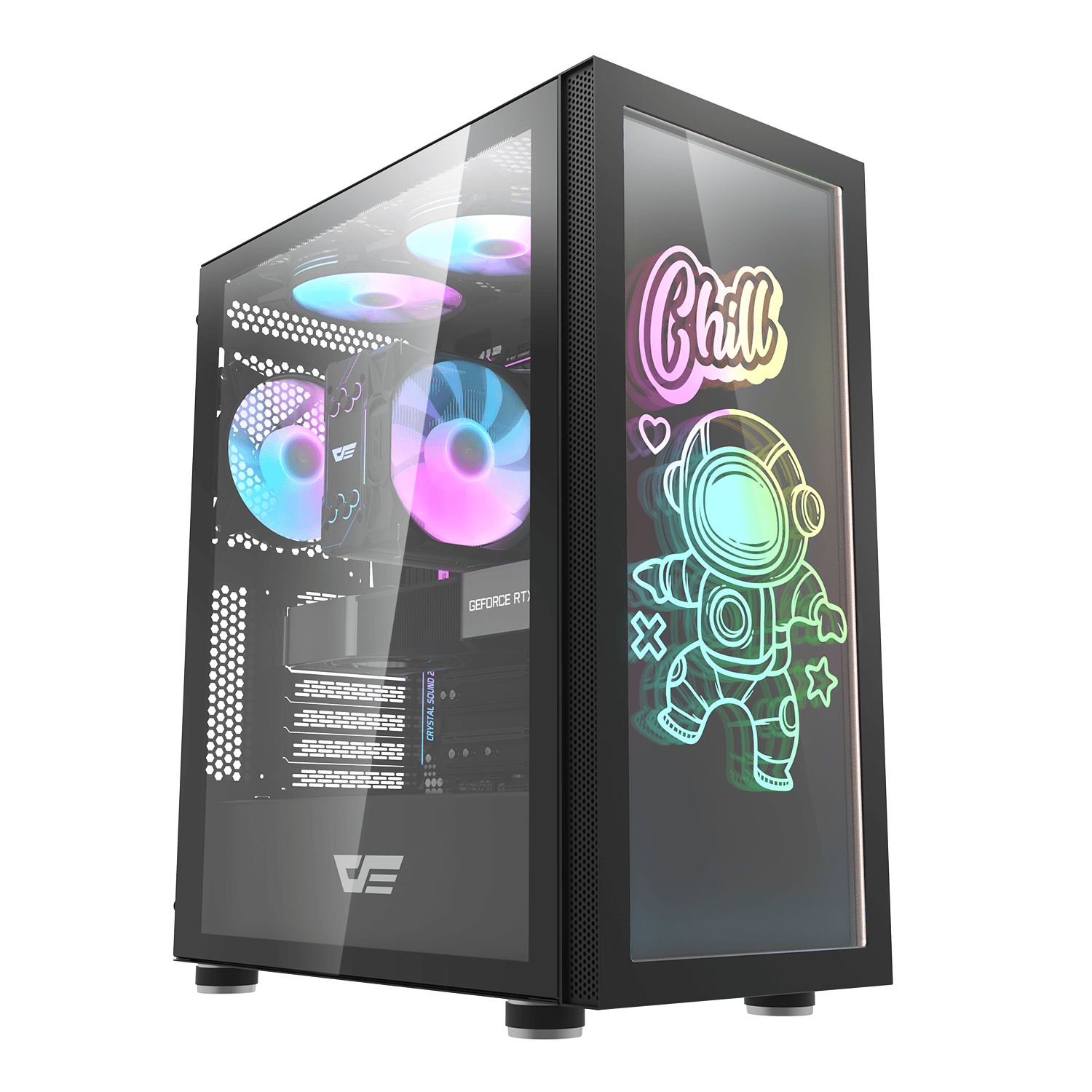 DK210 Graffiti ATX PC Case