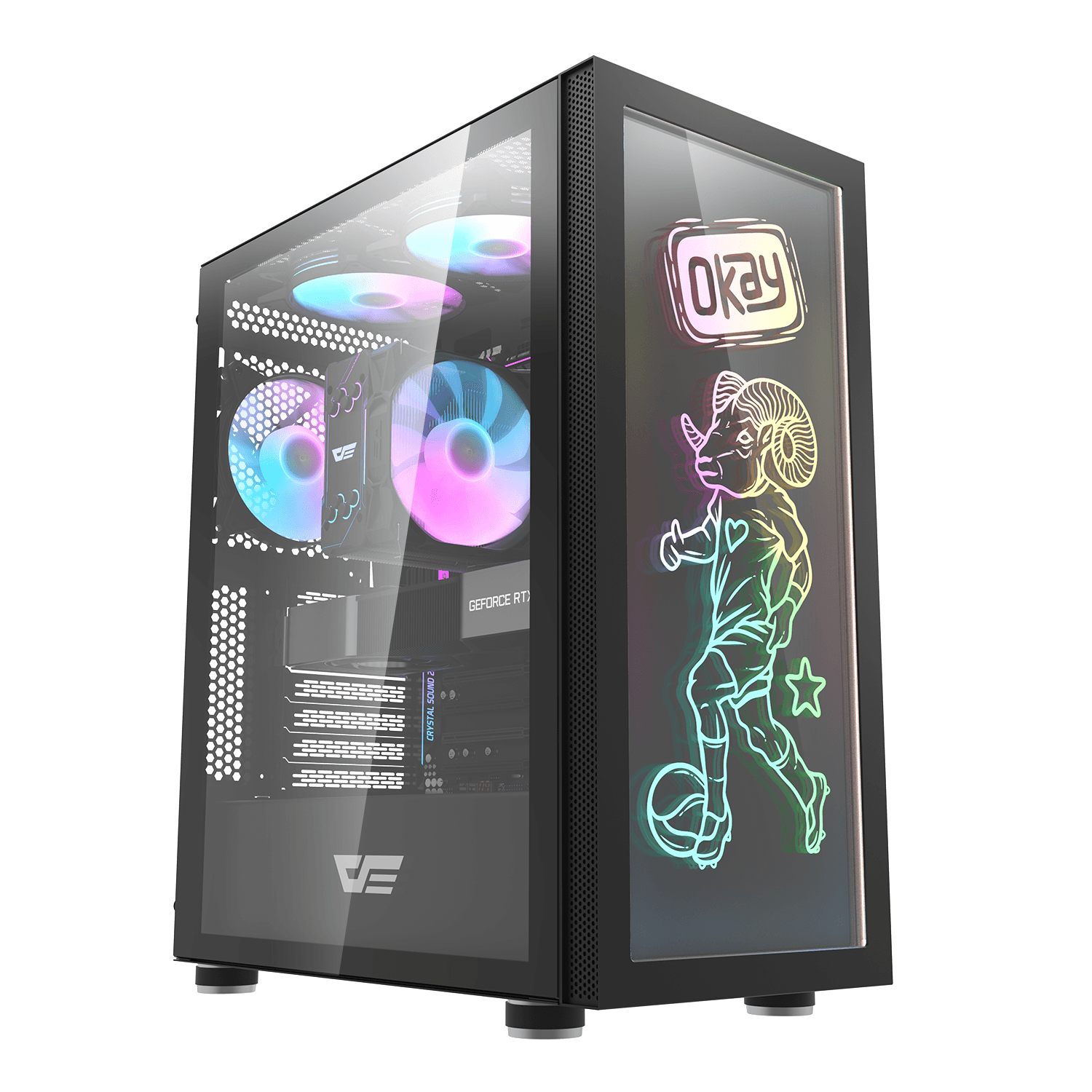 DK210 Graffiti ATX PC Case