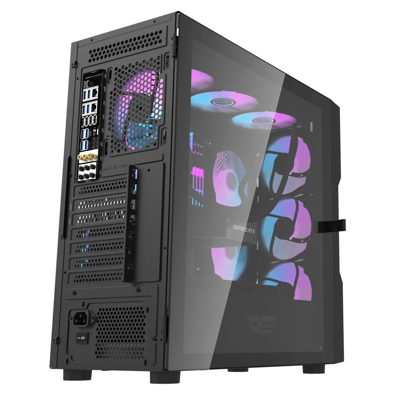 DK431 Glass E-ATX PC Case