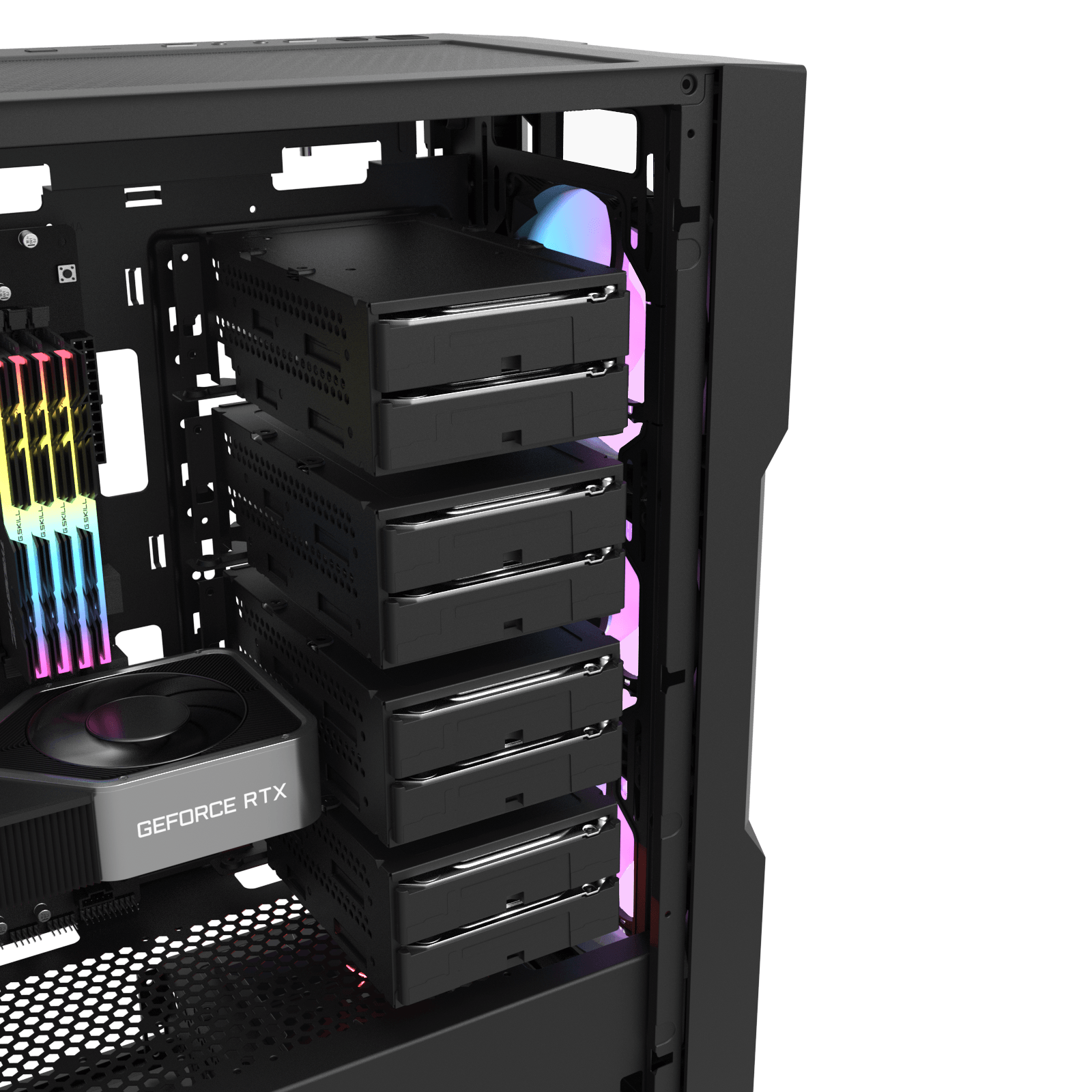 DK431 Glass E-ATX PC Case