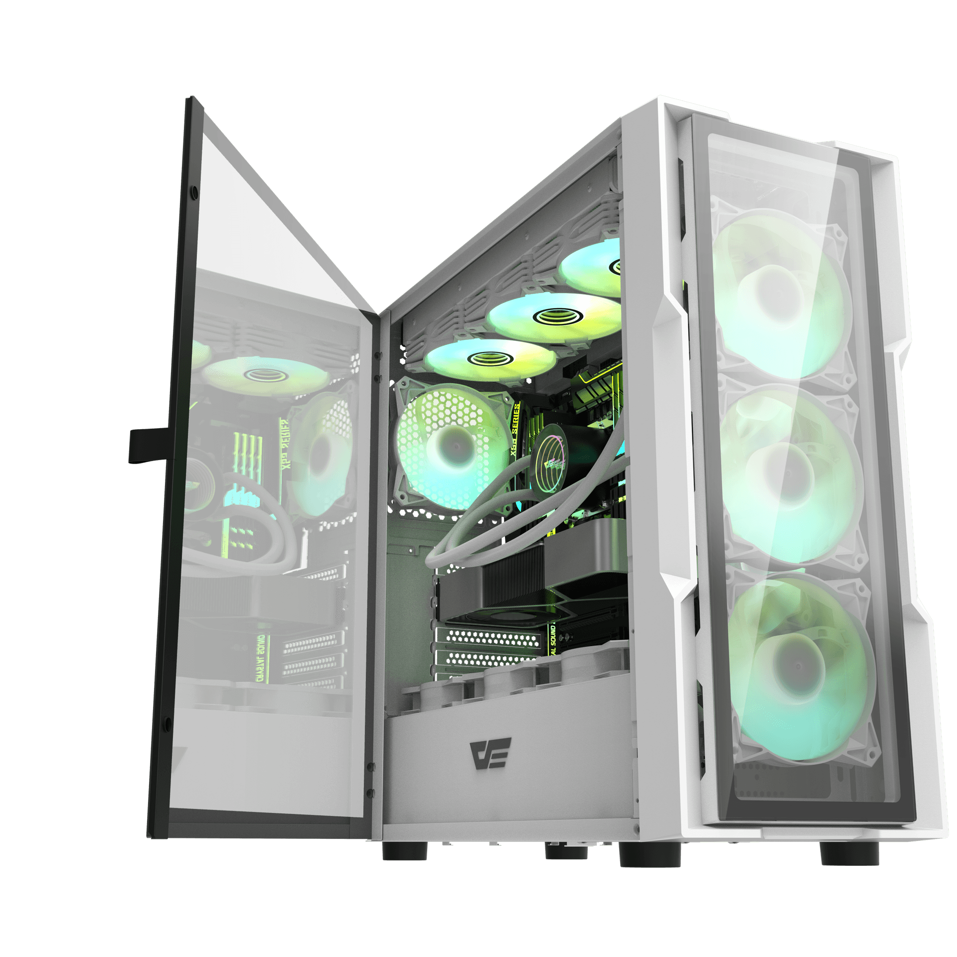 DK431 Glass E-ATX PC Case