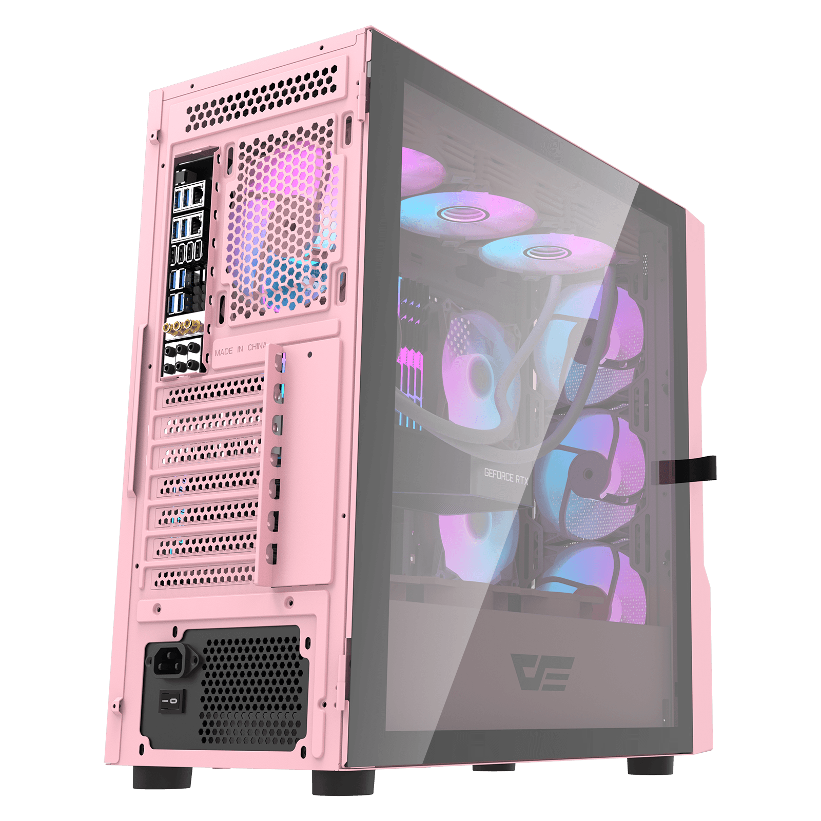 DK431 Glass E-ATX PC Case