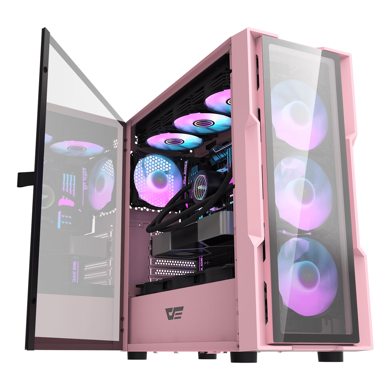 DK431 Glass E-ATX PC Case