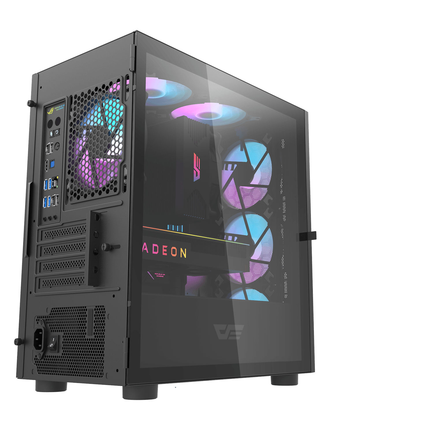 DLM21 Mesh MATX PC Case