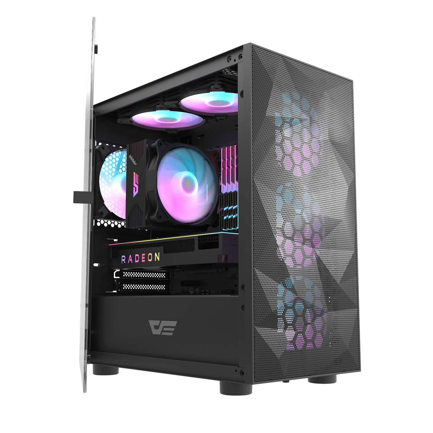 DLM21 Mesh MATX PC Case