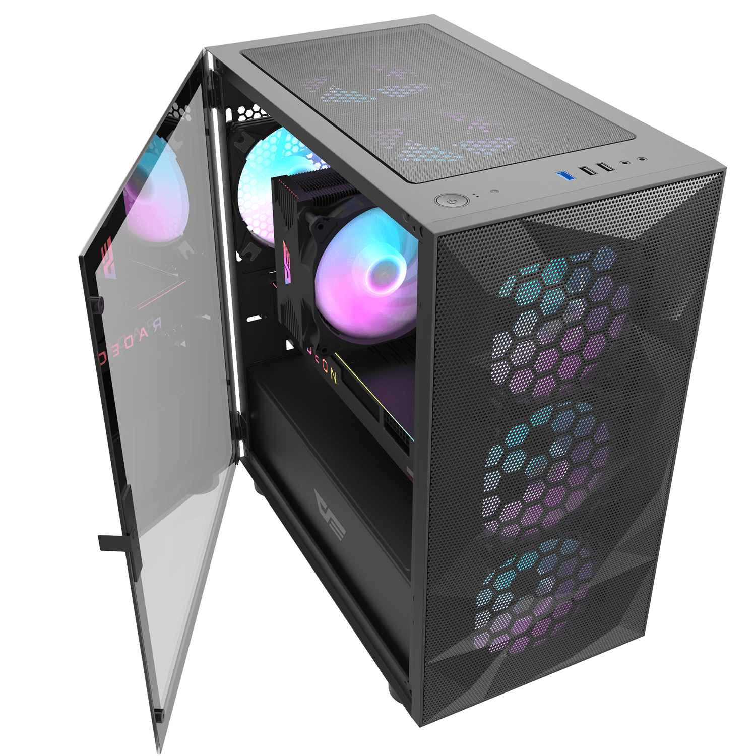 DLM21 Mesh MATX PC Case