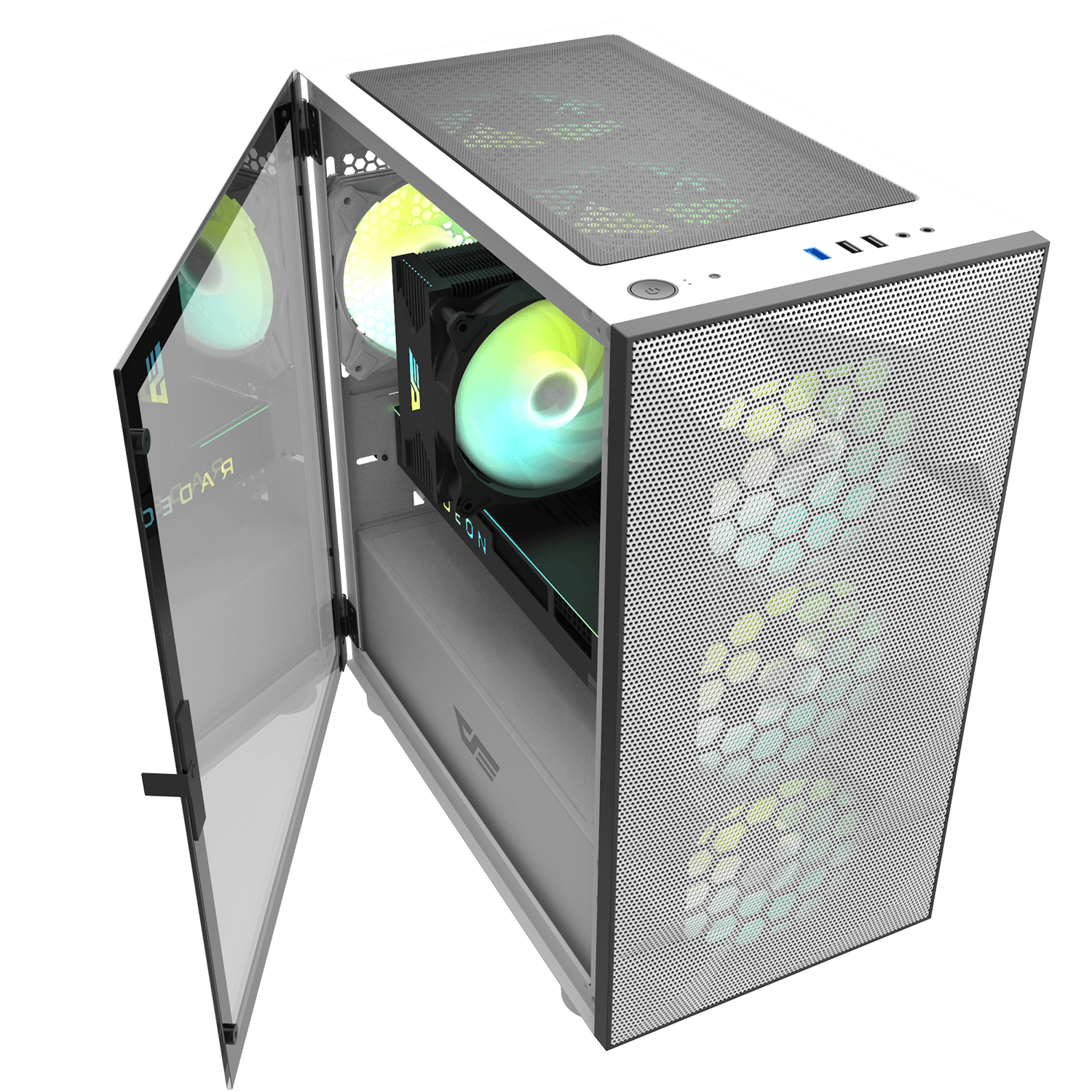 DLM21 Mesh MATX PC Case