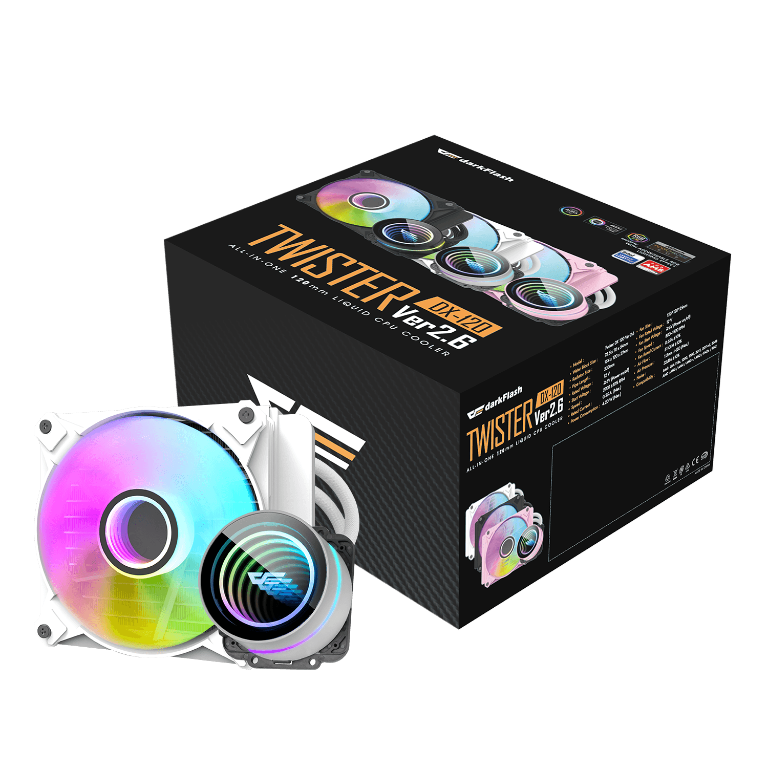 Twister DXV2.6 120 Liquid CPU Cooler