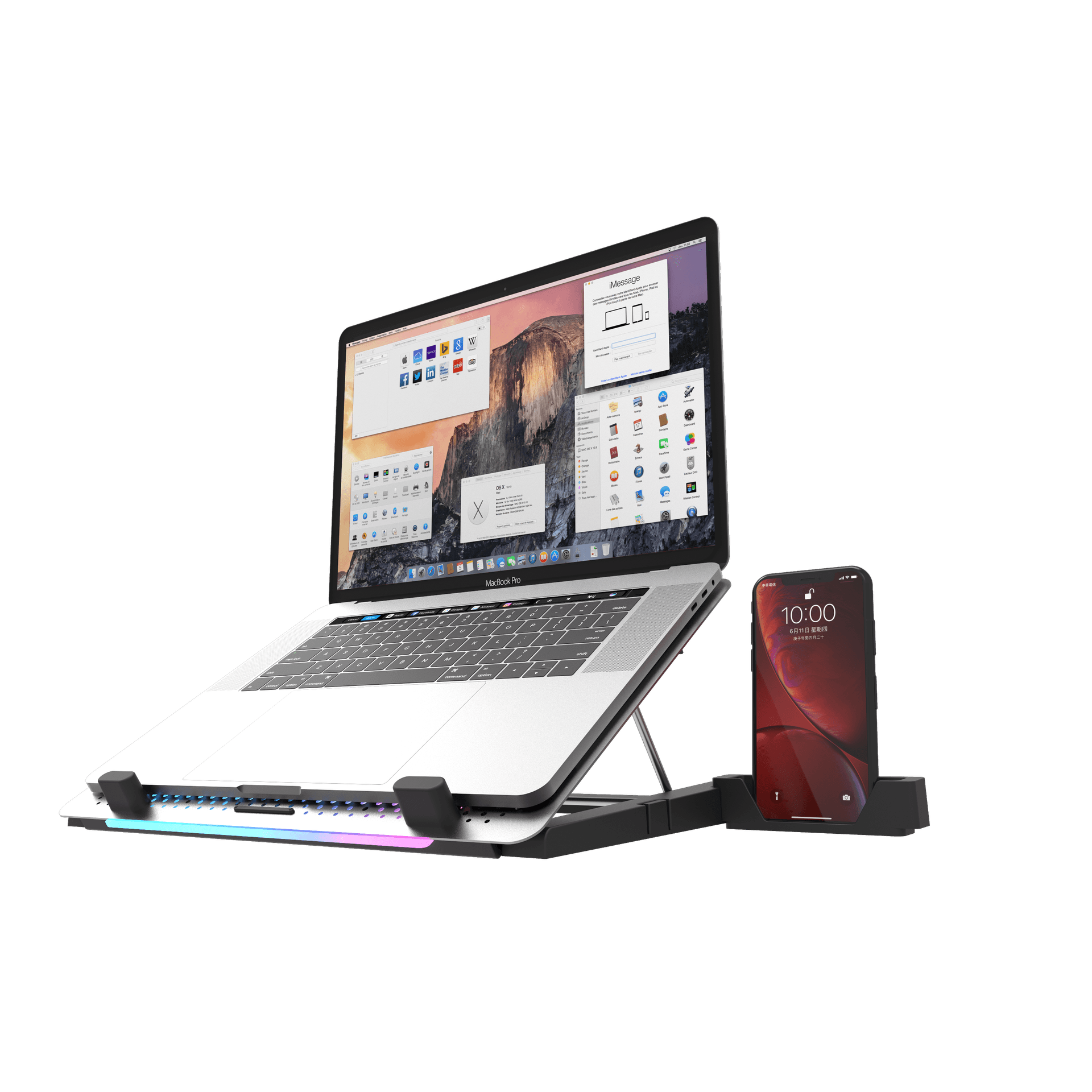 G200 Plus Lightstrip Laptop Cooler