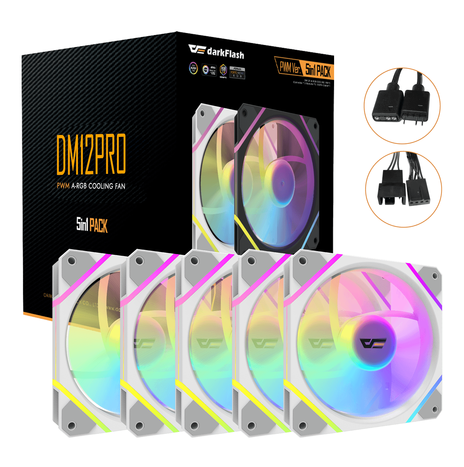 DM12 Pro A-RGB Cooling Fan