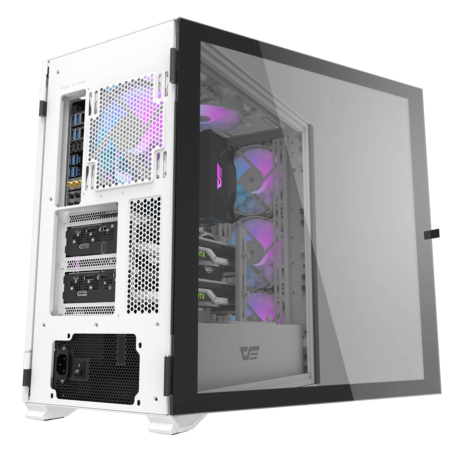 DLX21 Mesh EATX PC Case