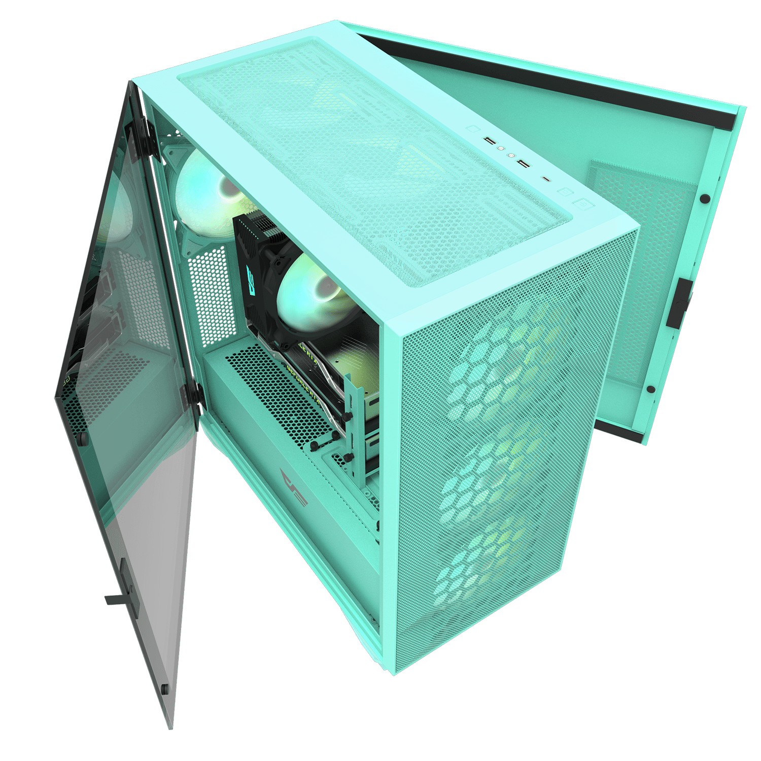 DLX21 Mesh EATX PC Case