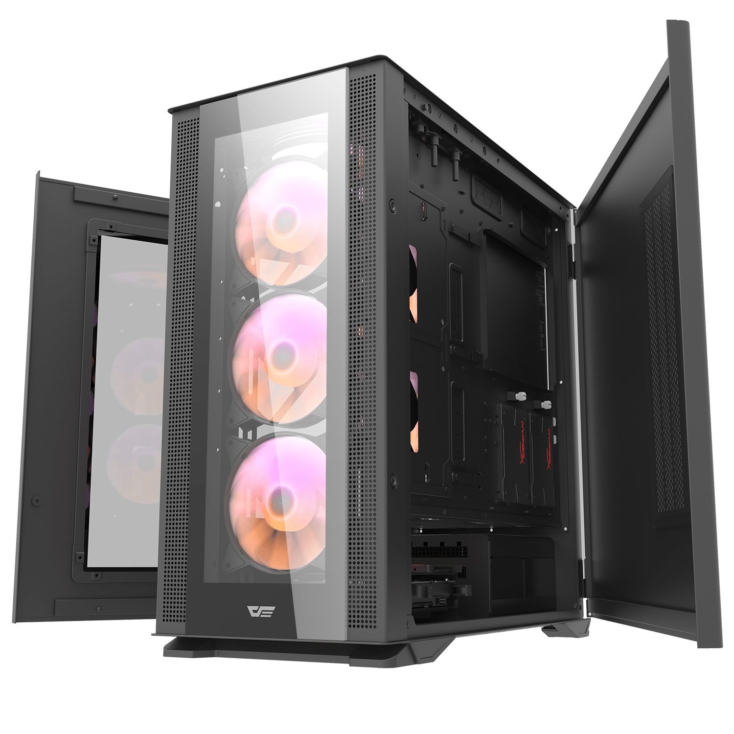 DLX200 GLASS EATX PC Case