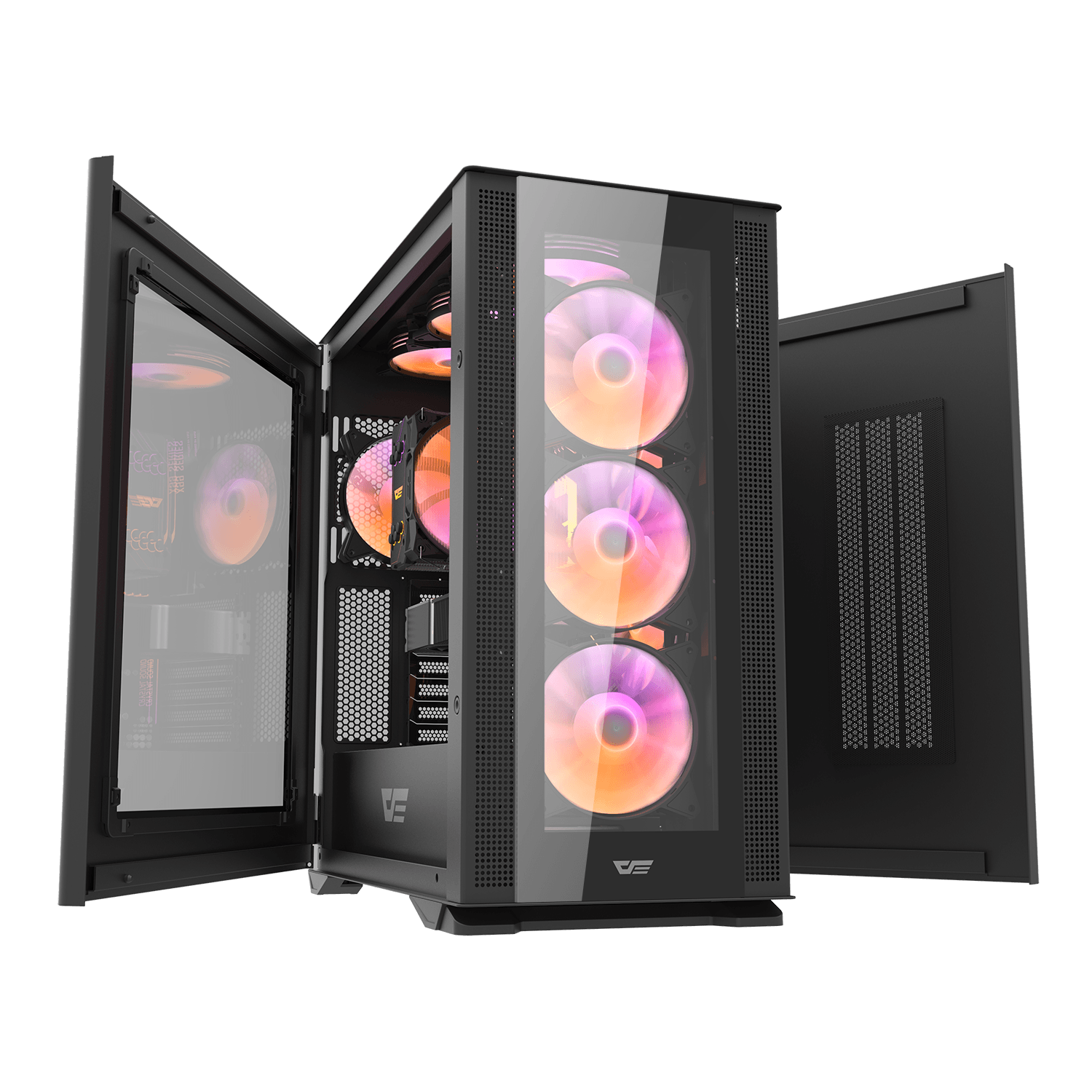 DLX200 GLASS EATX PC Case