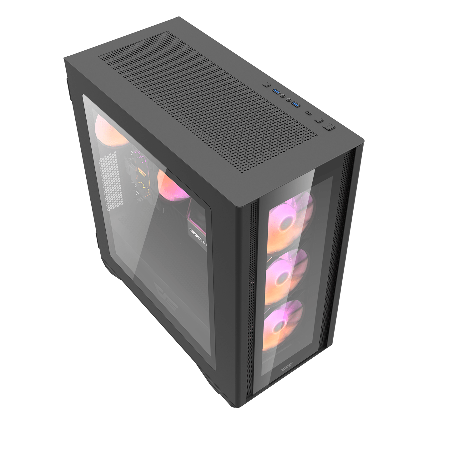 DLX200 GLASS EATX PC Case