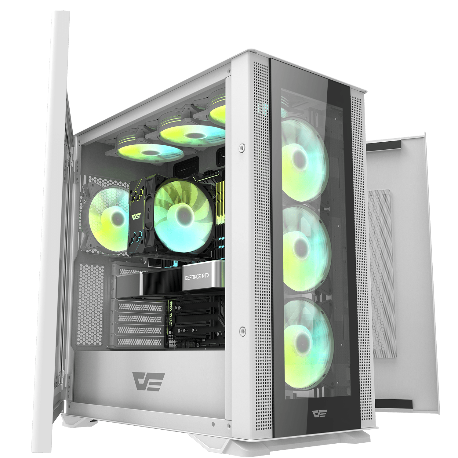 DLX200 GLASS EATX PC Case