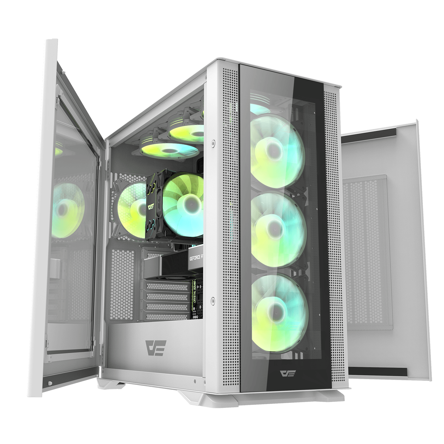 DLX200 GLASS EATX PC Case