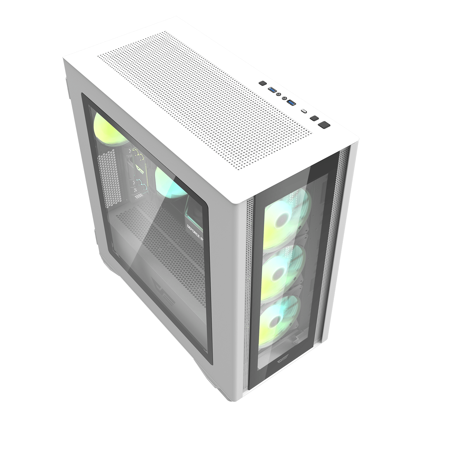 DLX200 GLASS EATX PC Case