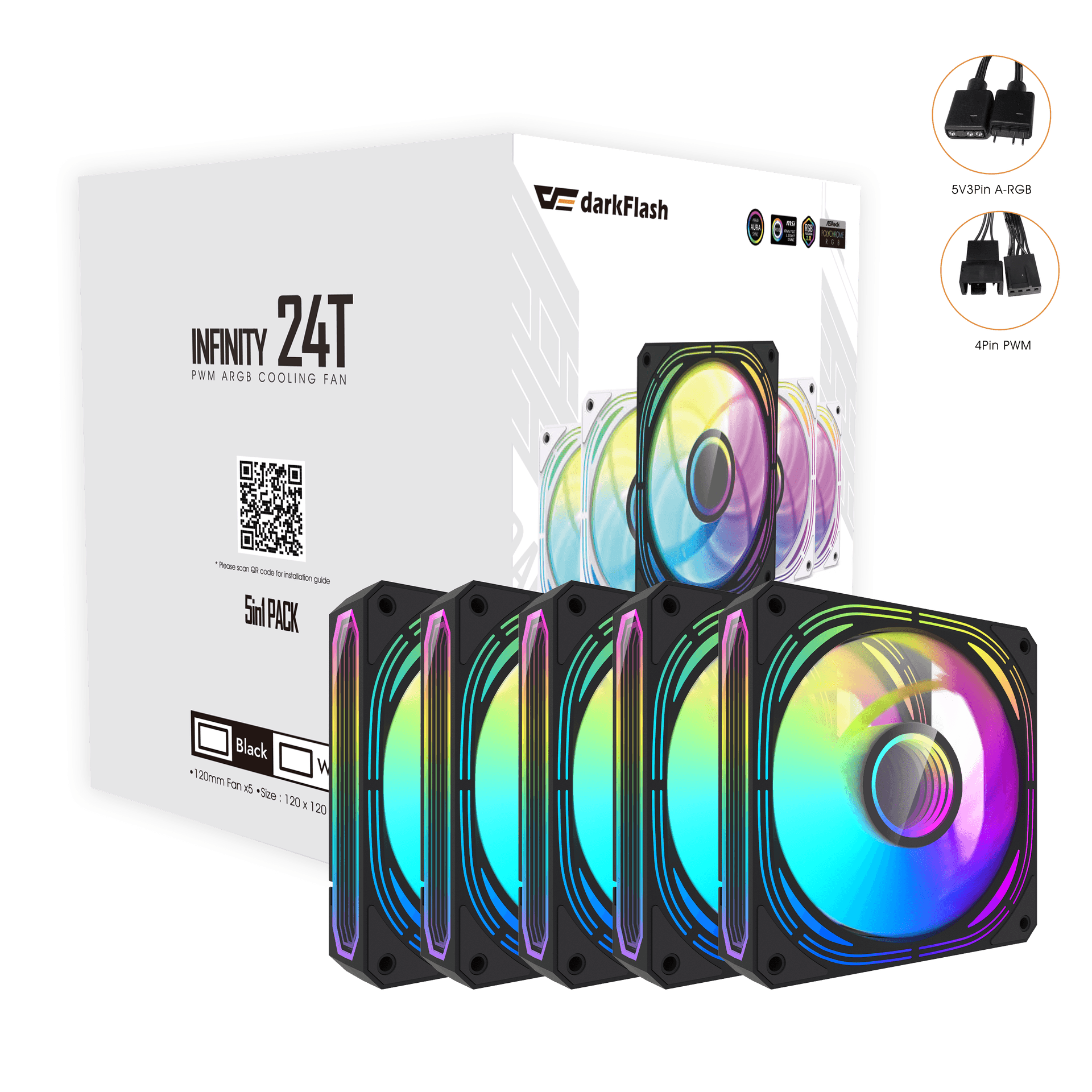 INF 24T PWM A-RGB Fan