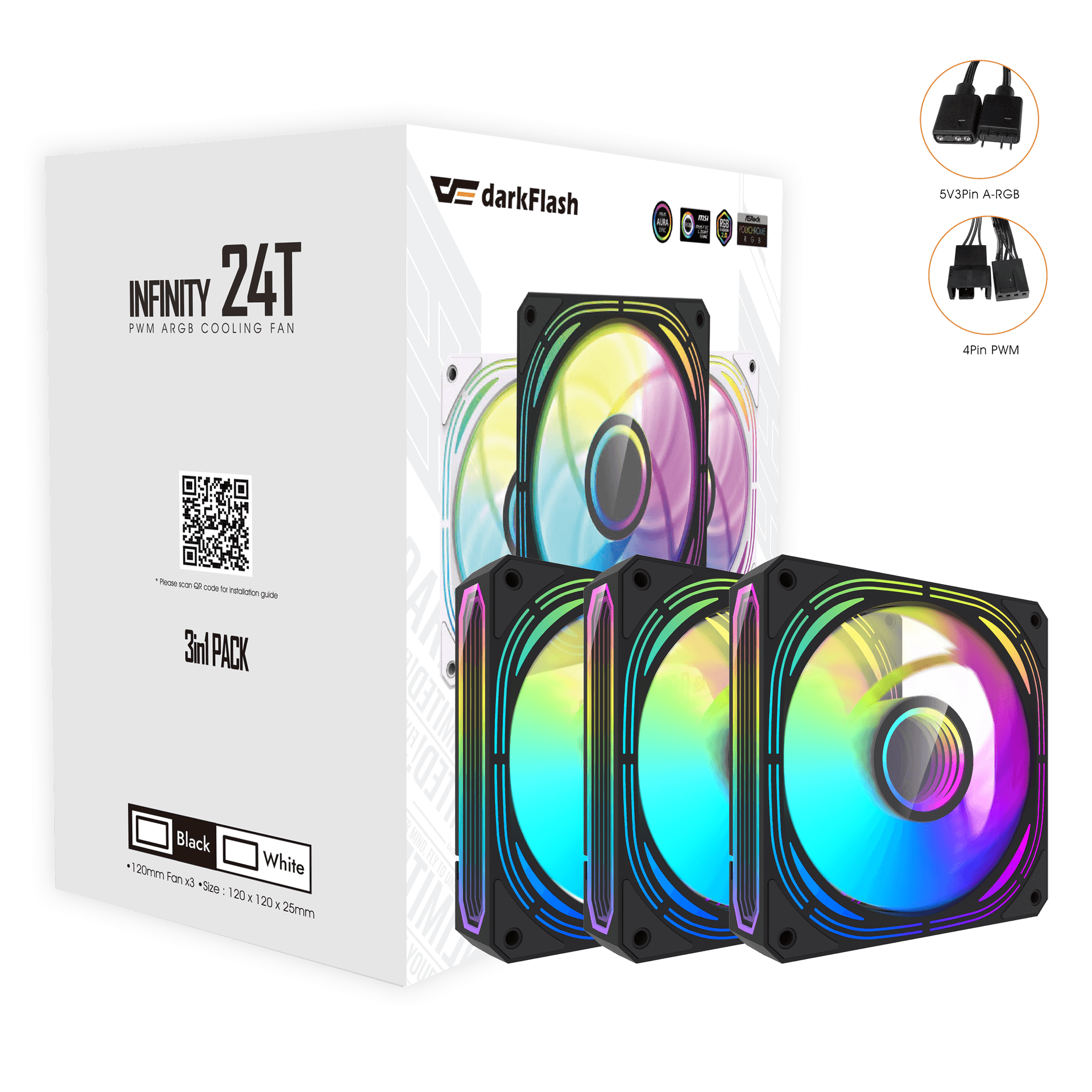 INF 24T PWM A-RGB Fan