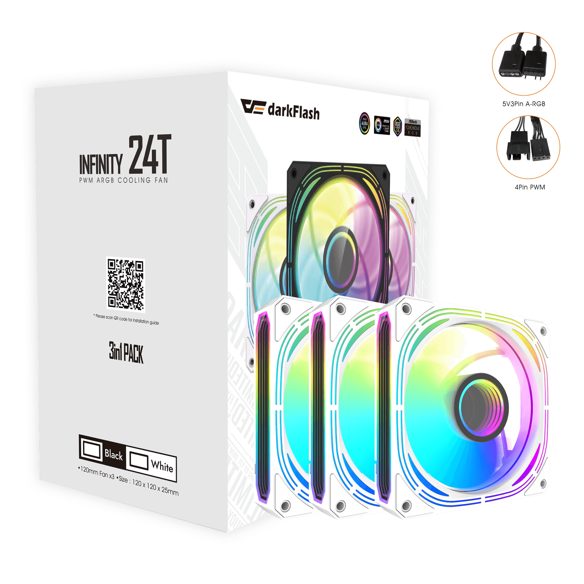 INF 24T PWM A-RGB Fan