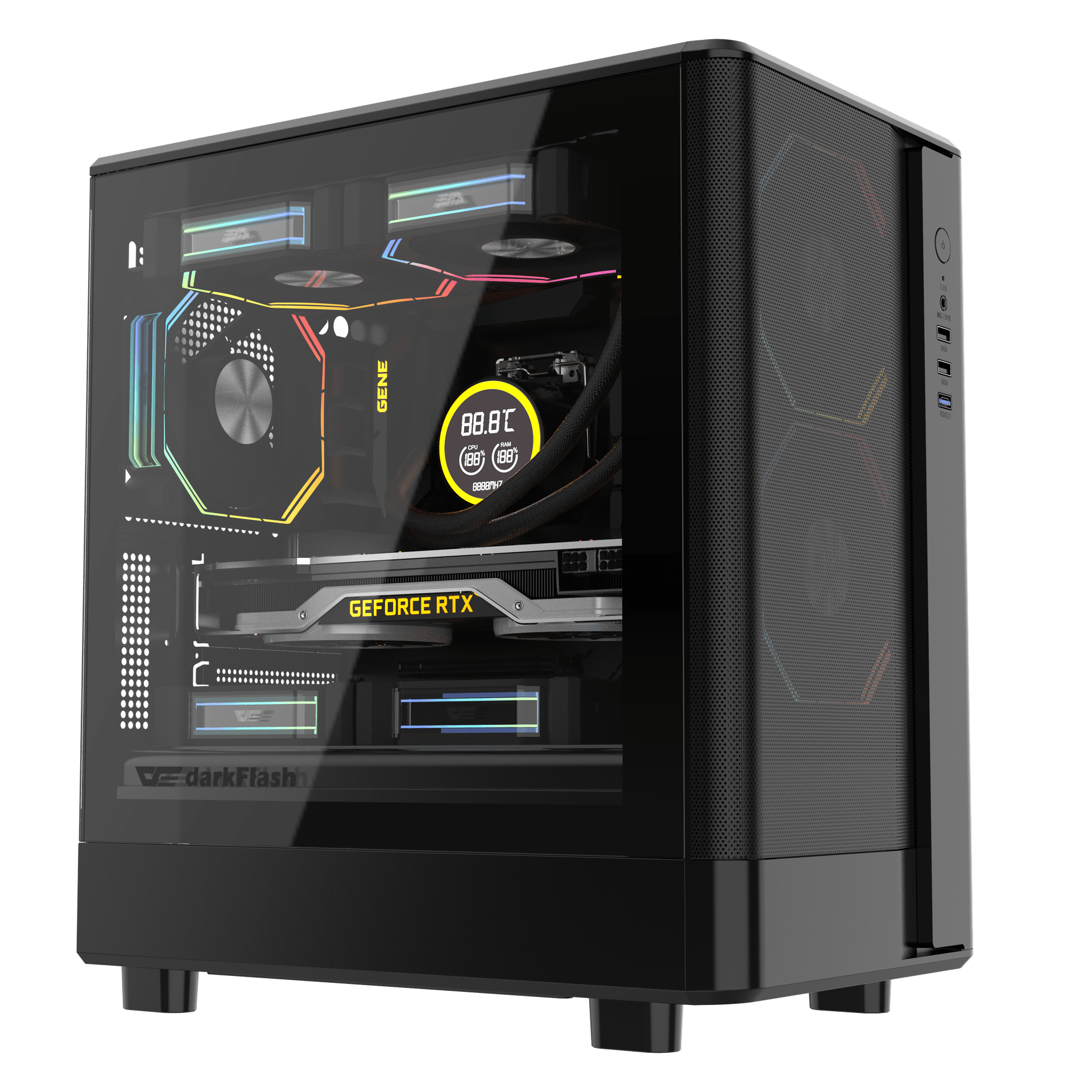 DB330M Mesh M-ATX PC Case