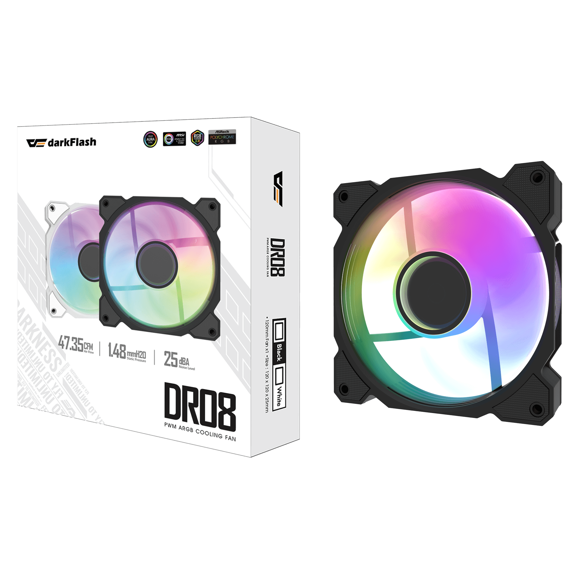 DR08 ARGB Cooling Fan