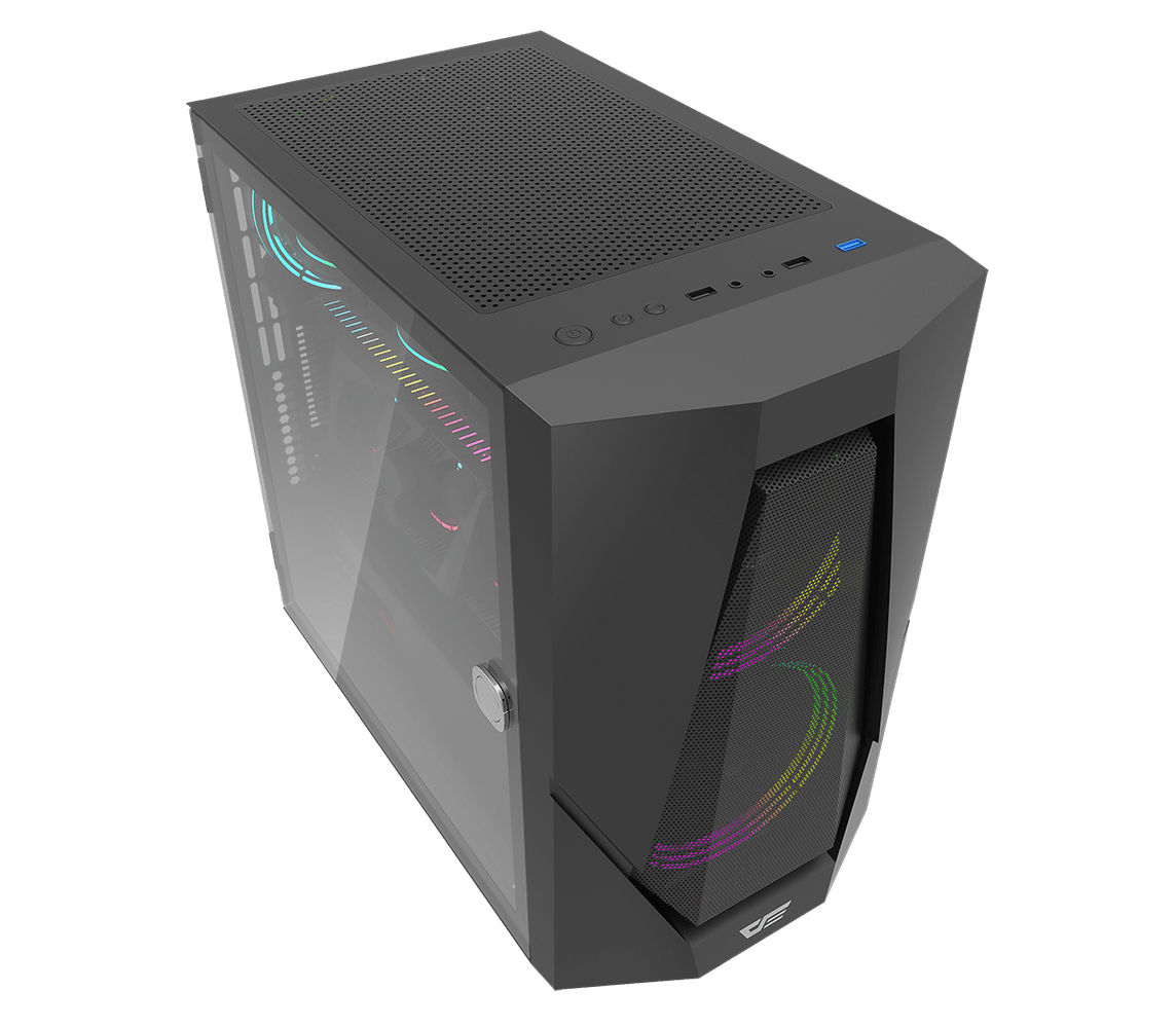 DLM24 MATX PC Case Black