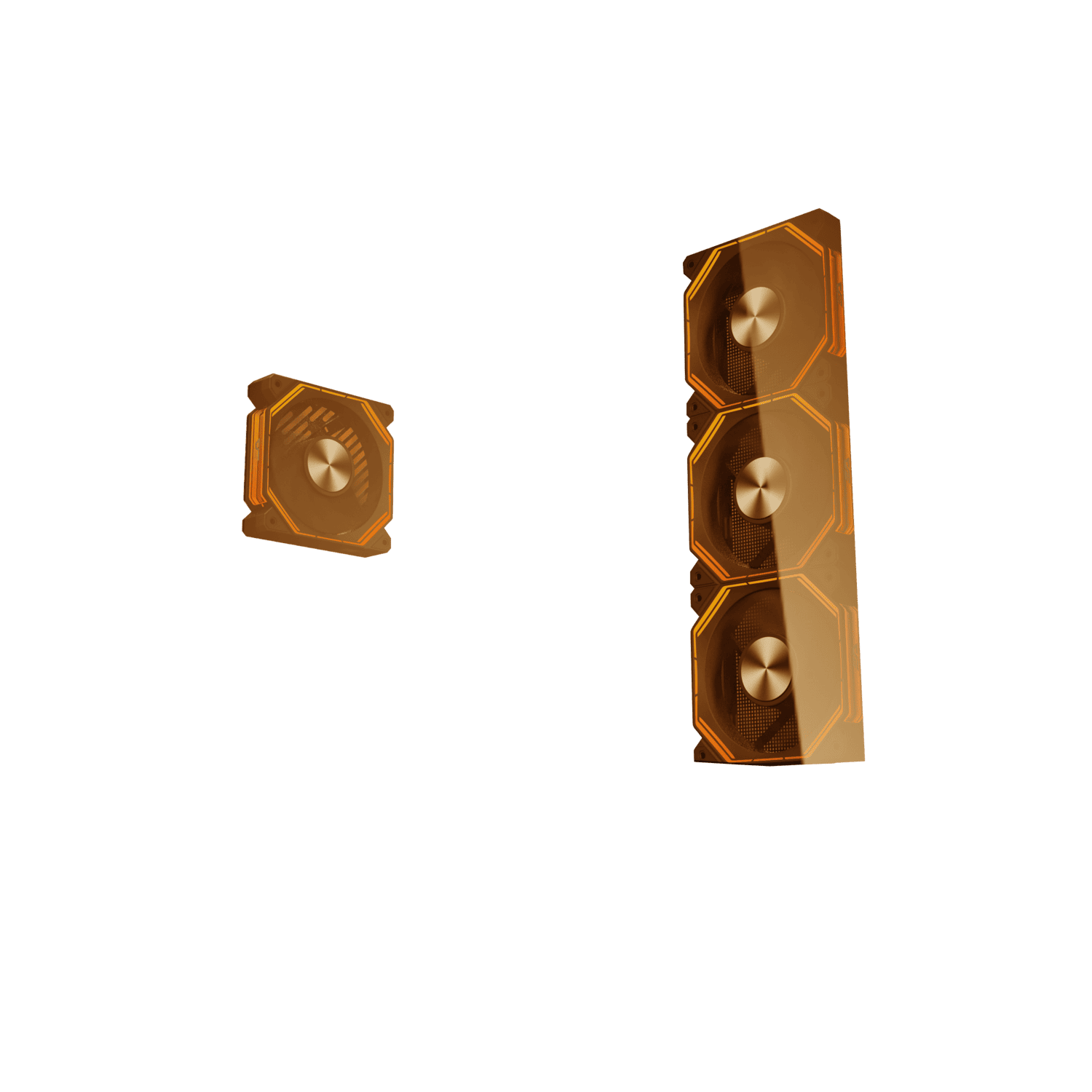 PRE-INSTALLED CASE FANS